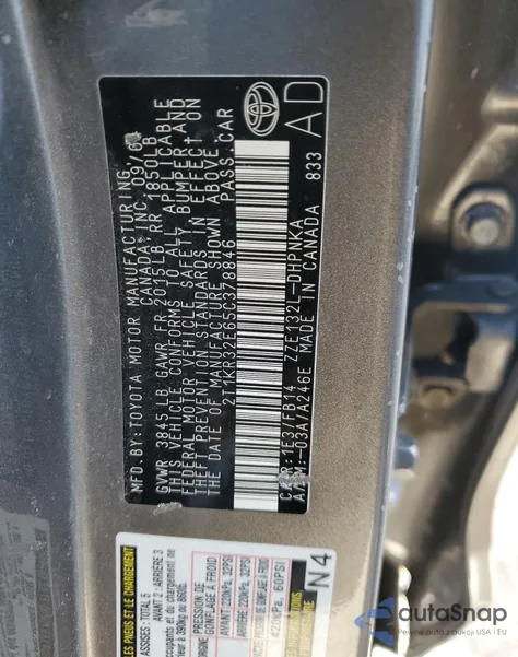 2005 Toyota Corolla Matrix Xr from USA, damaged, VIN 2T1KR32E65C378846